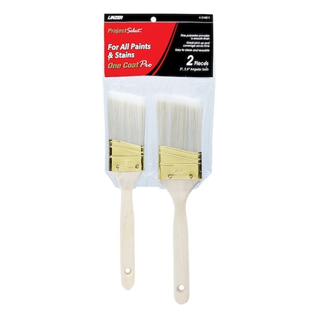 Linzer Linzer Project Select 2 and 2-1/2 in. Angle Paint Brush Set A 21402 S